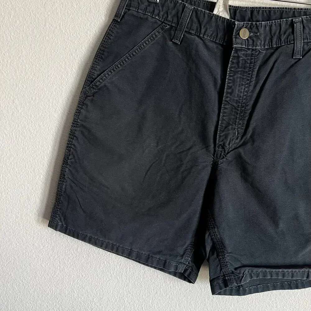 Carhartt B145 black work wear carpenter shorts